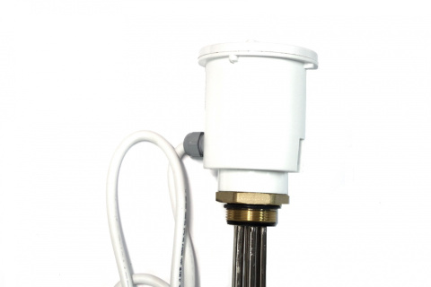 GRZAŁKA Z TERMOSTATEM 4500W 3x400V 390mm, G 1 1/2" CALA (3/2" 6/4")