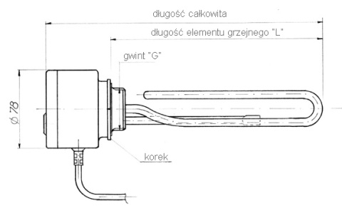 GRZAŁKA DO STERYLIZATORA 1500W