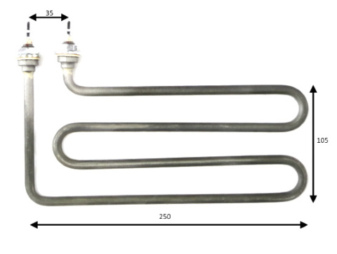 Grzałka do bemaru 800W 230V 250x250mm