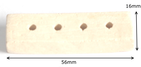 Kształtka ceramiczna( A= 16mmx L=56mm)