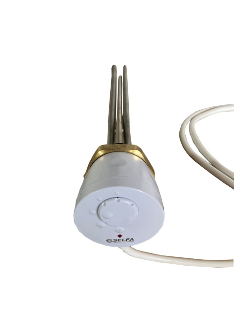 Grzałka nierdzewna 2000W 230V G 1 1/2" (6/4") L=300 z regulacją INCOLOY825